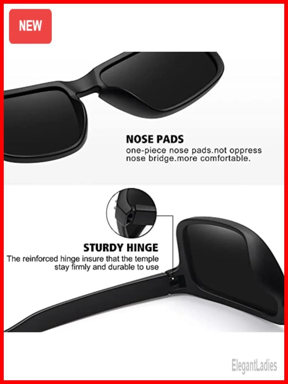 Polarized Sunglasses for Sports Driving Fishing UV400 Protection